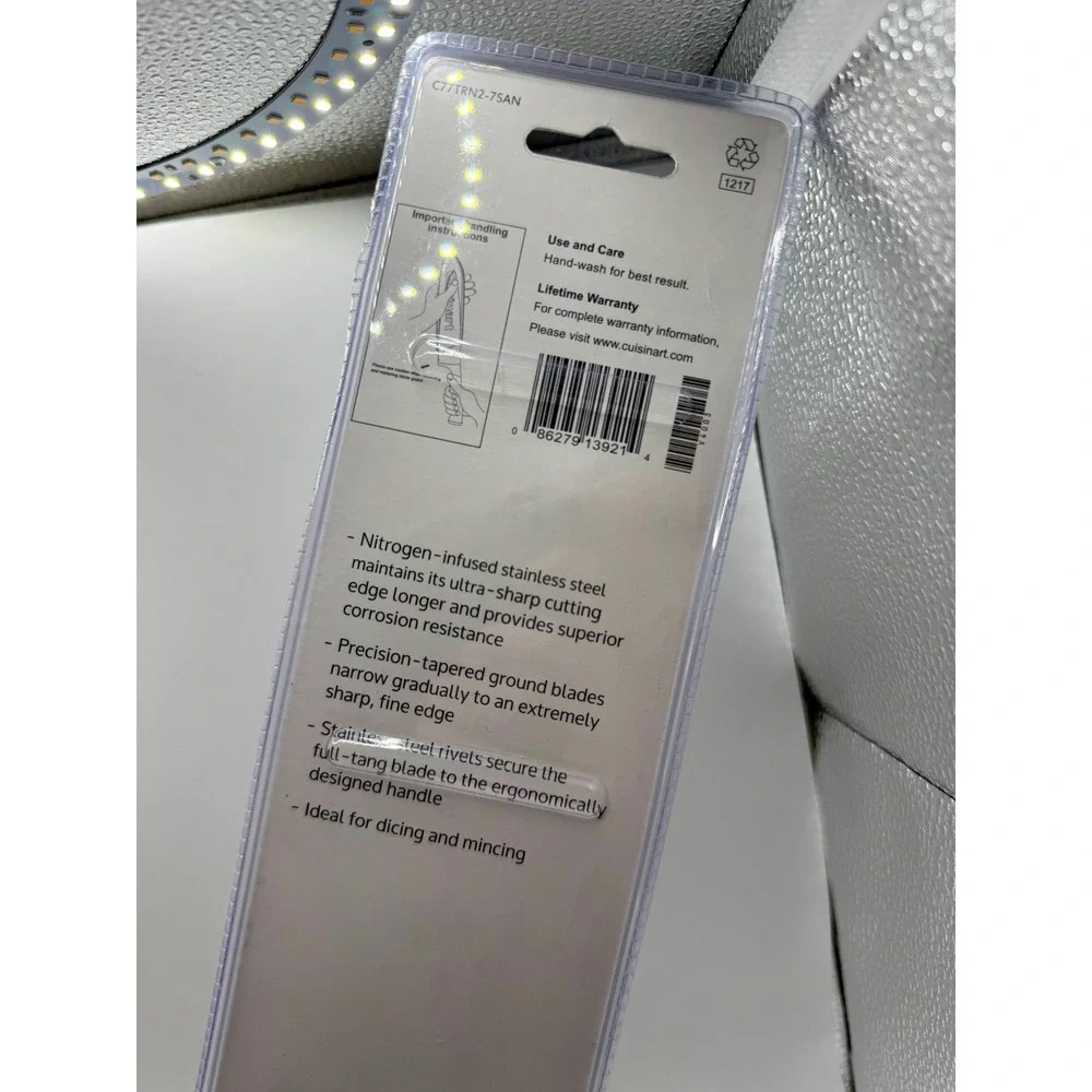 New Sealed Cuisinart Santoku‎ Knife 7